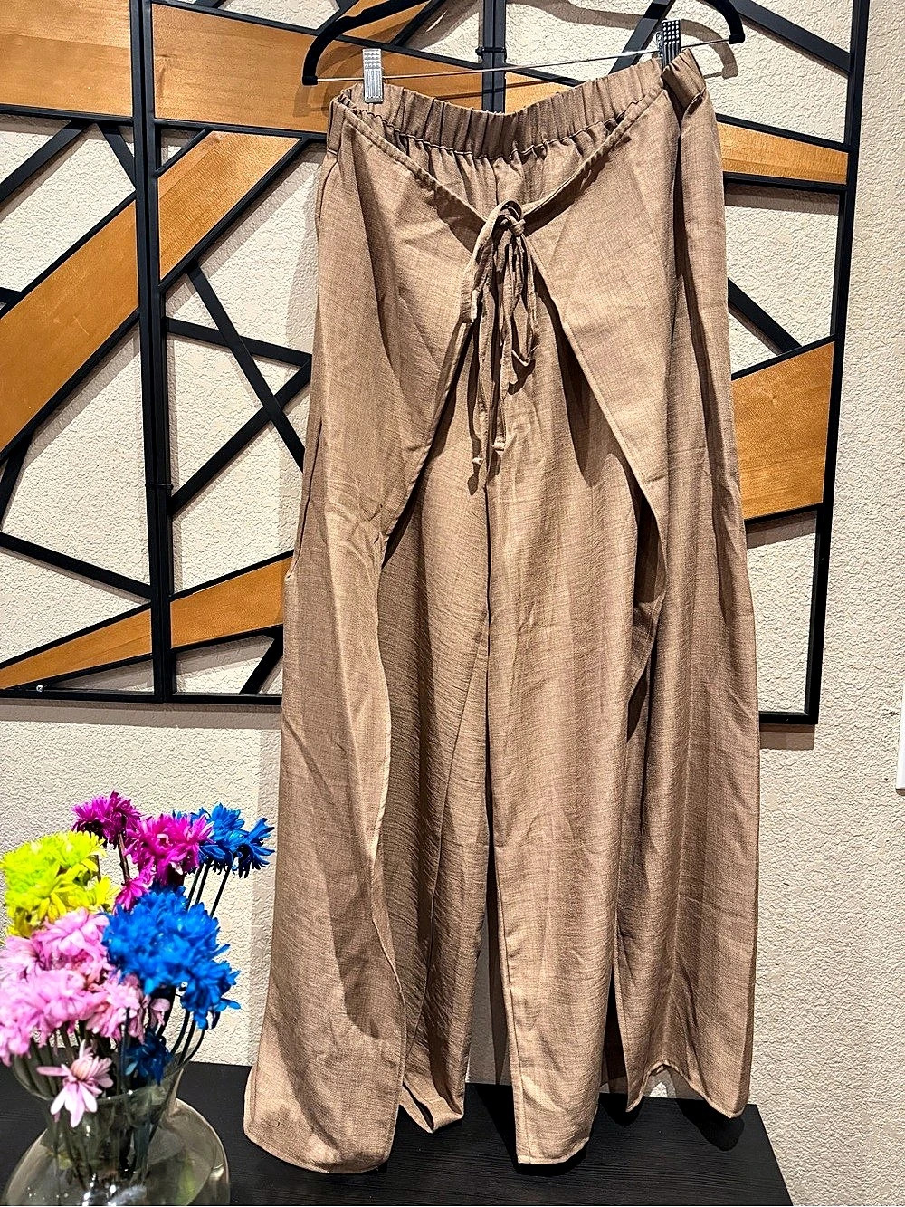 Wide Leg Pants in Brown Size 3X Like New
